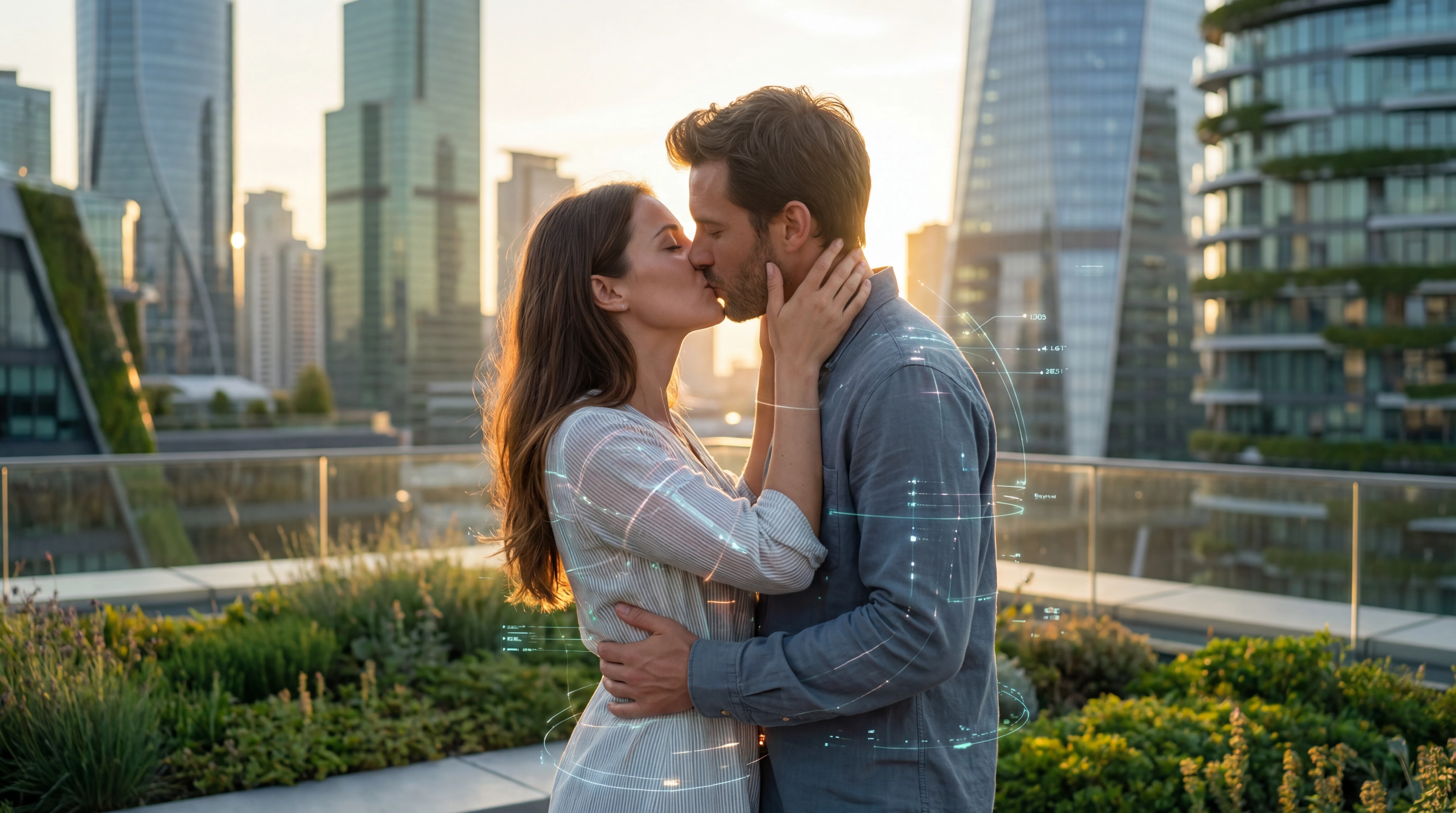 Joining the Trend of Millions of Popular AI Kiss Videos example