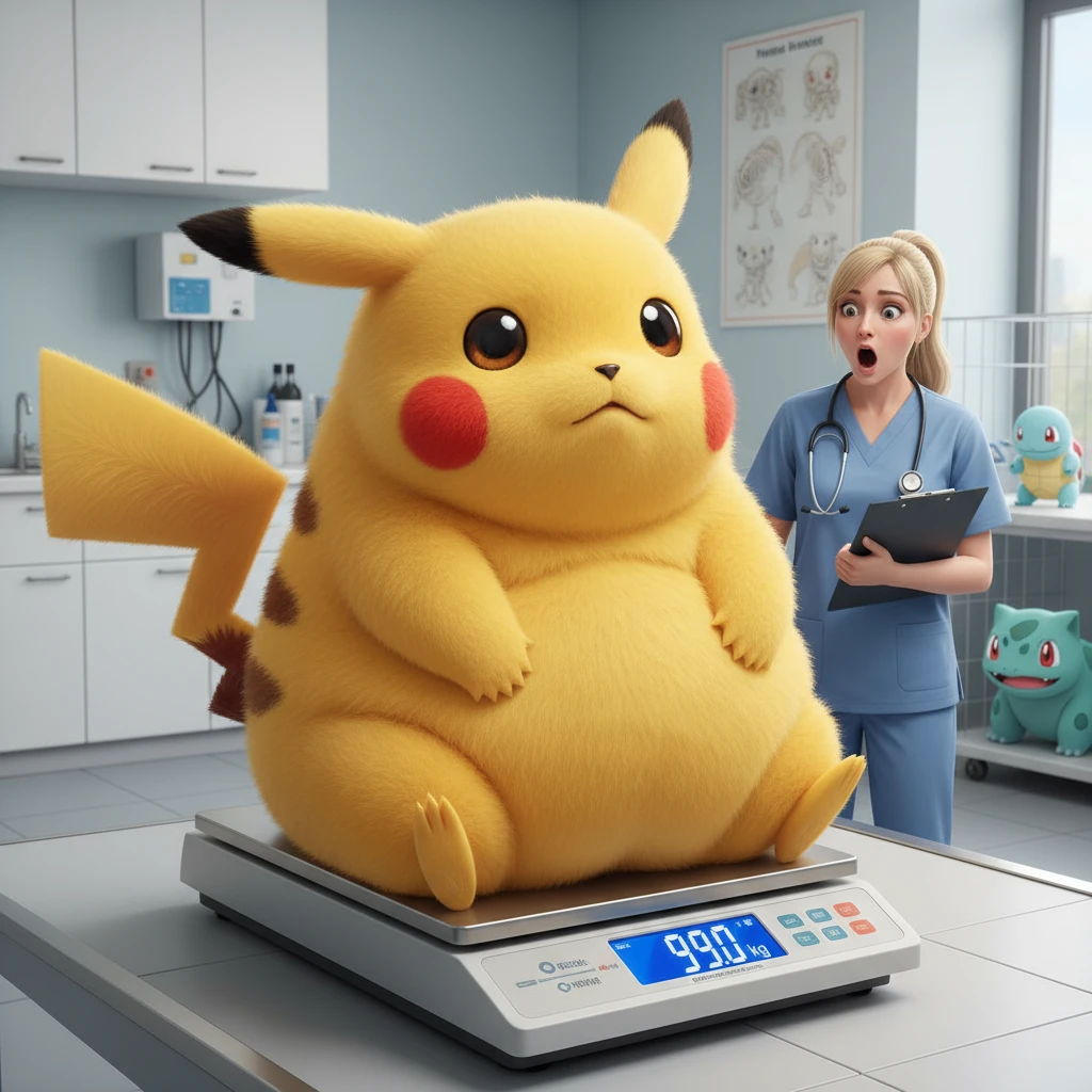 Anime Character with Integrated Text Elements