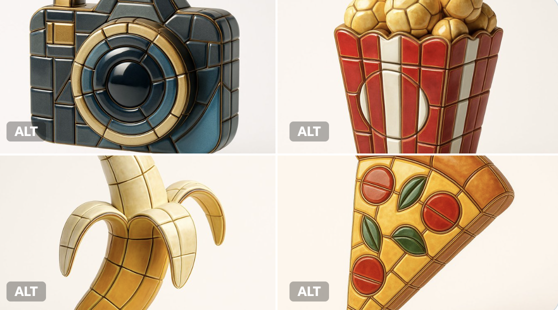 Enamel Mosaic Tile Style