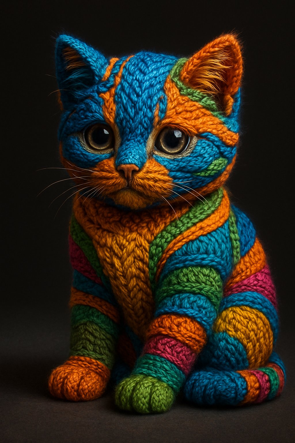 Colorful Knitted