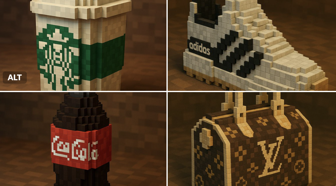 Brand Minecraft Style