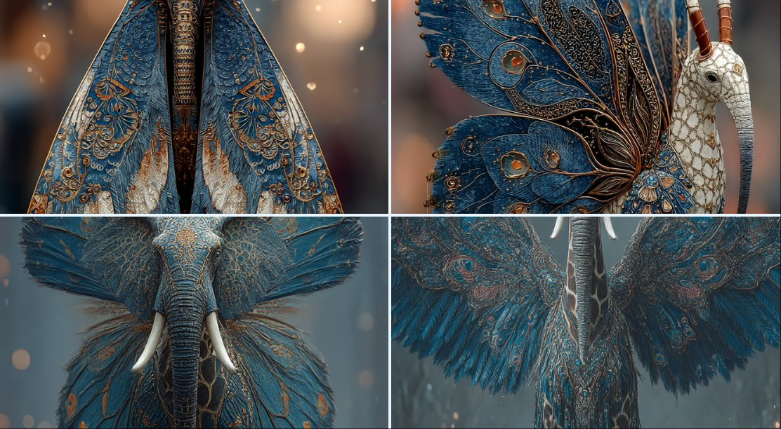 Surreal Bird Fantasy