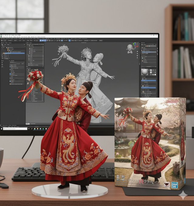 Figure - ZBrush Modeling Display with Bandai Style Box