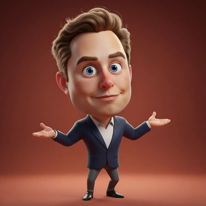 Celebrity to Fun 3D Cartoon Portrait
