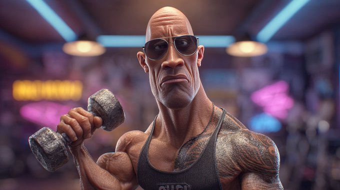 Exaggerated HD Full Body Cartoon