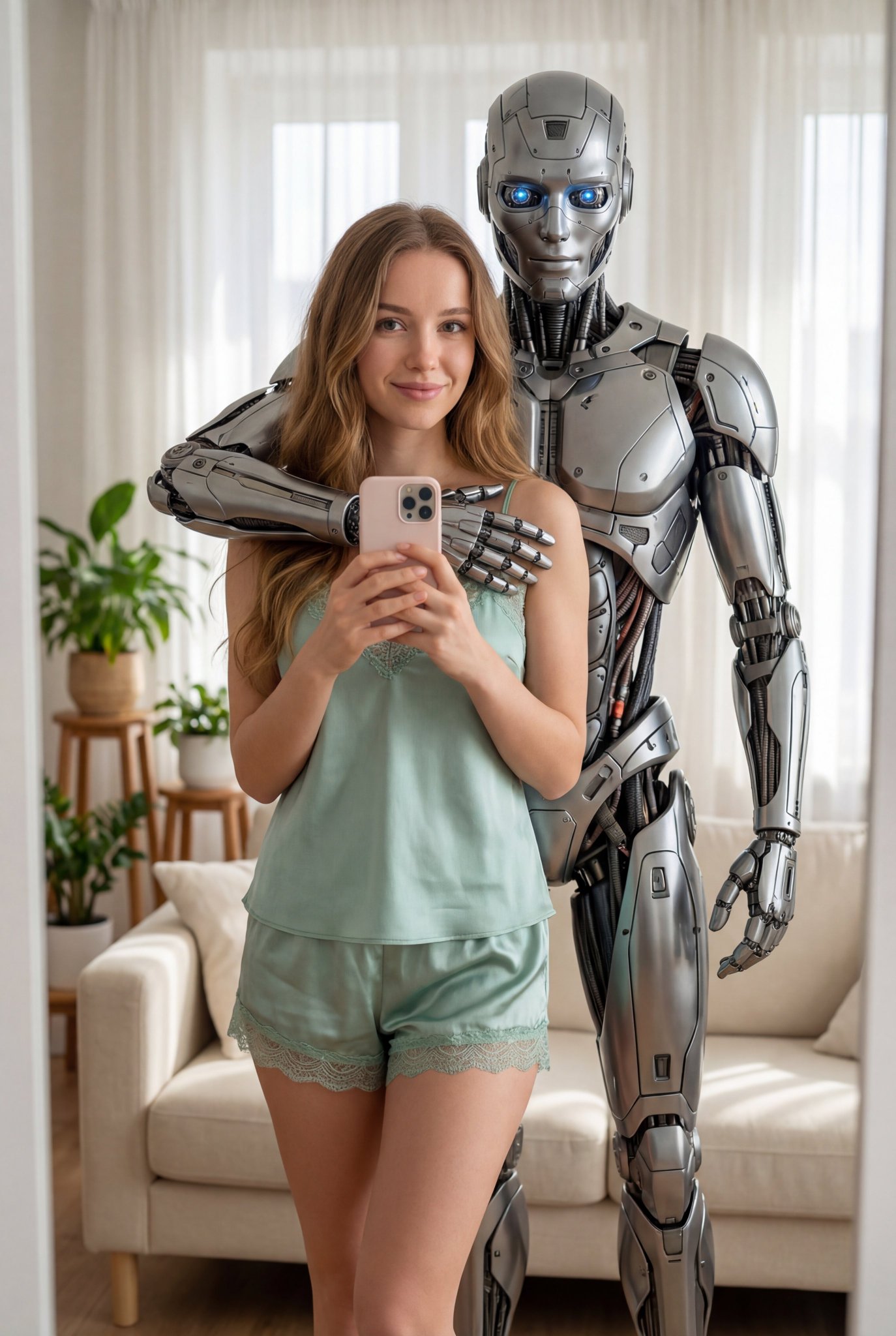 Heartwarming Moment Between Human and Robot