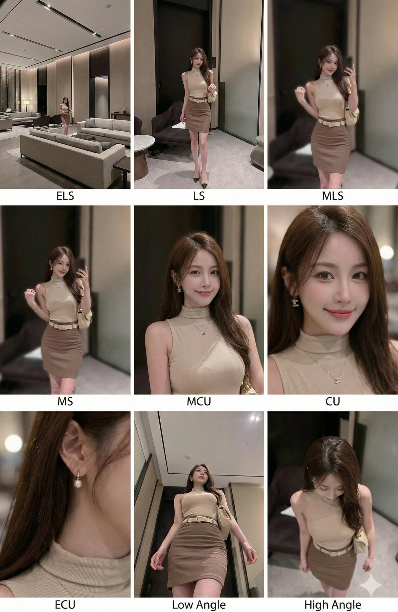 9 Different Shot Sizes from One Image