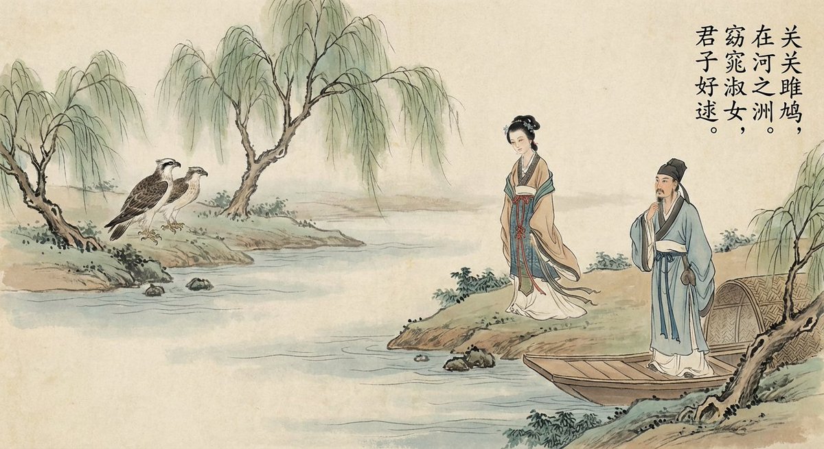 Painting Based on Ancient Poem