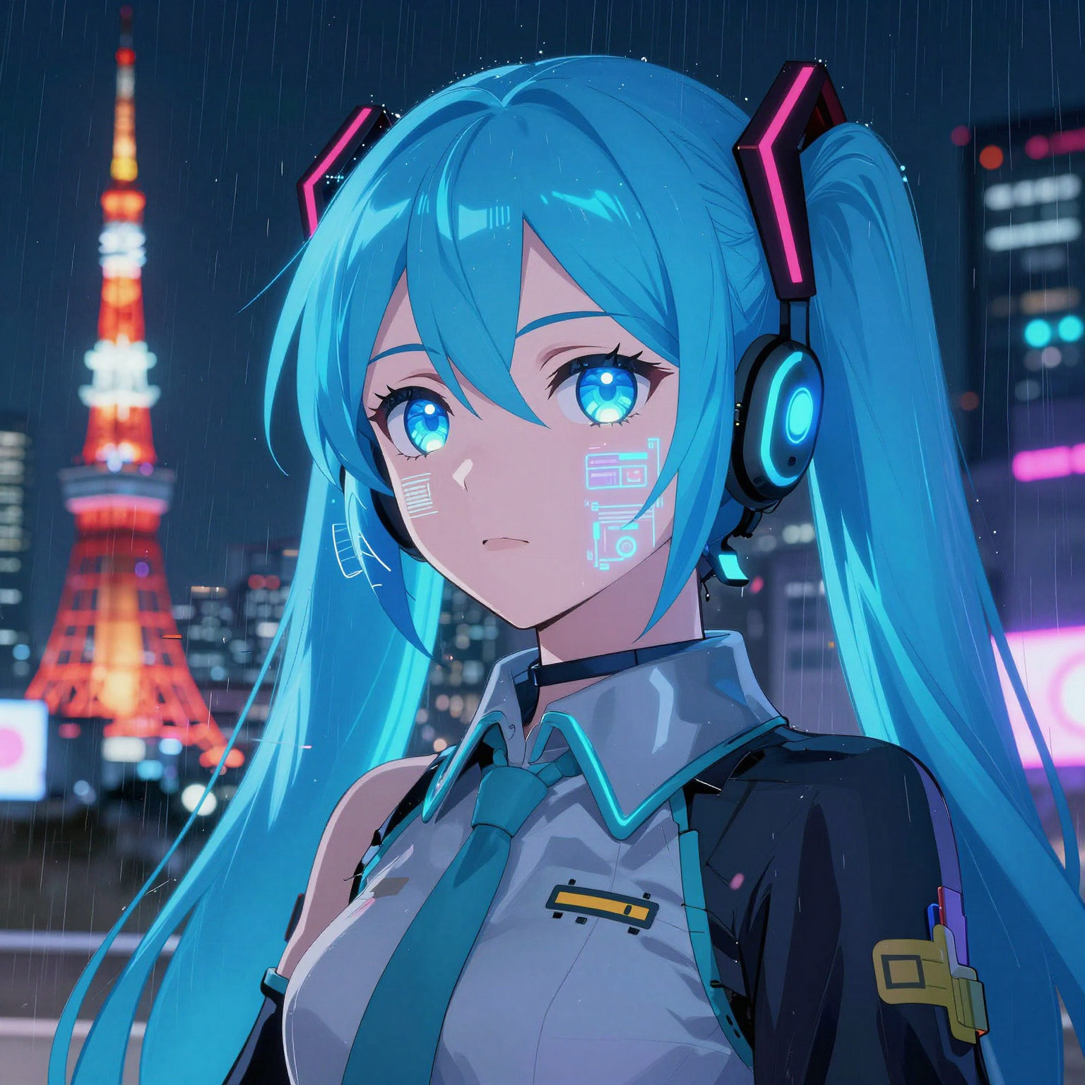 Cyberpunk Anime Text to Image Portrait